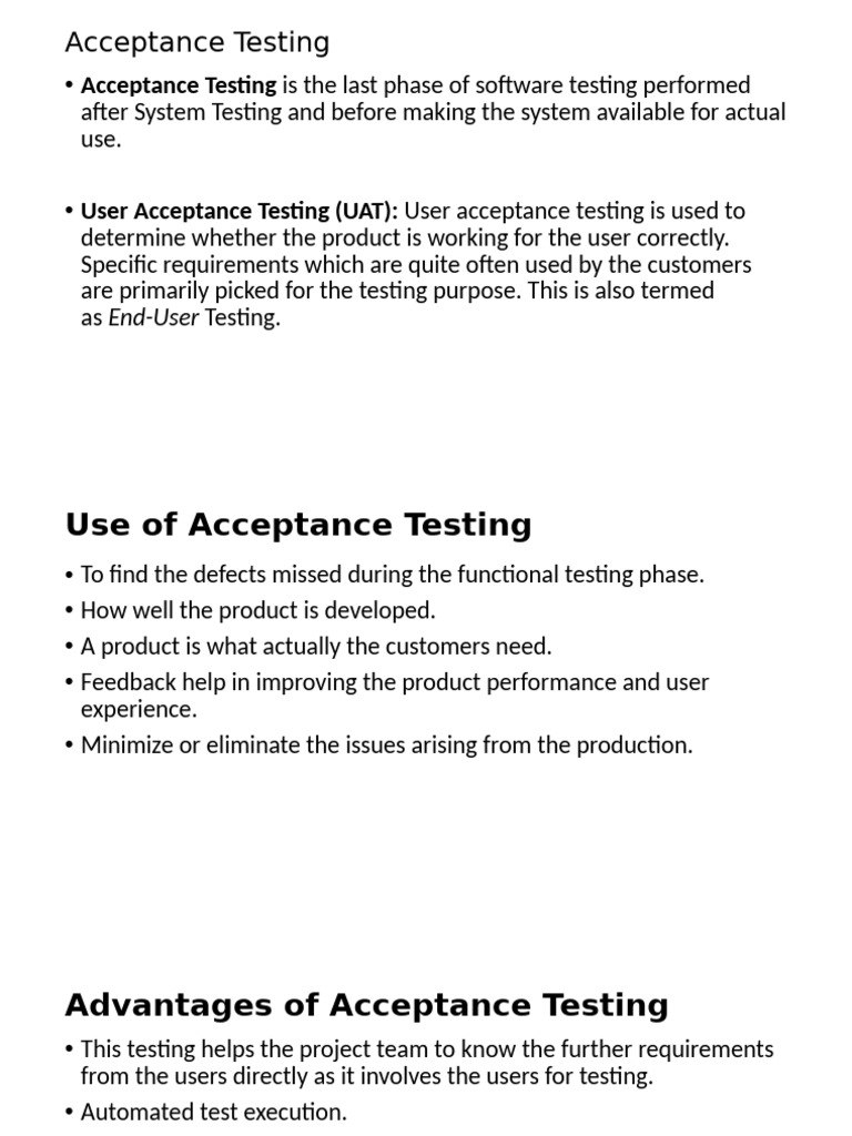 Acceptance Testing and ETL Overview | PDF | Databases | Data Warehouse