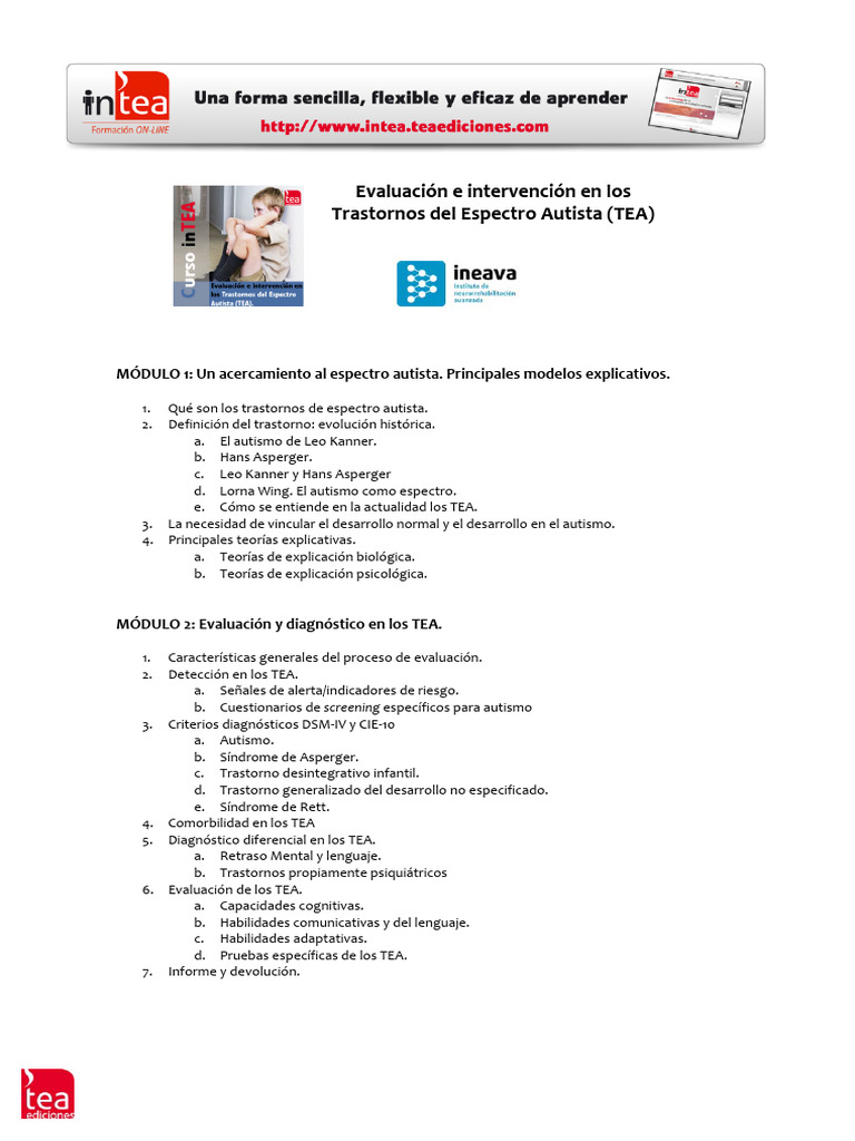 Curso Tea España | PDF