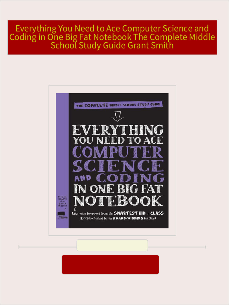 Full download Everything You Need to Ace Computer Science