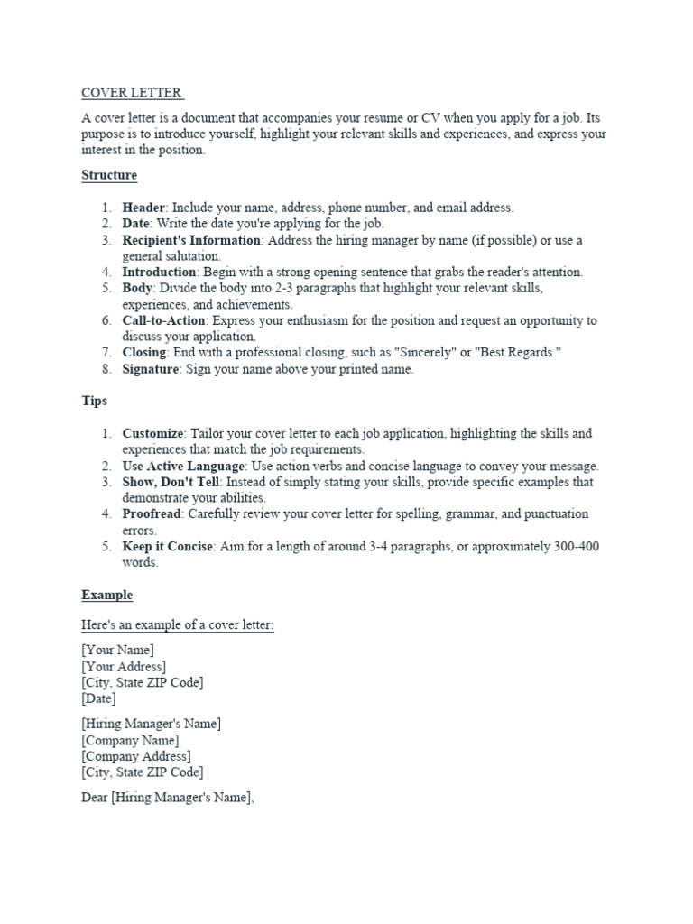 Essential Guide to Writing Cover Letters | PDF | Résumé | Human ...