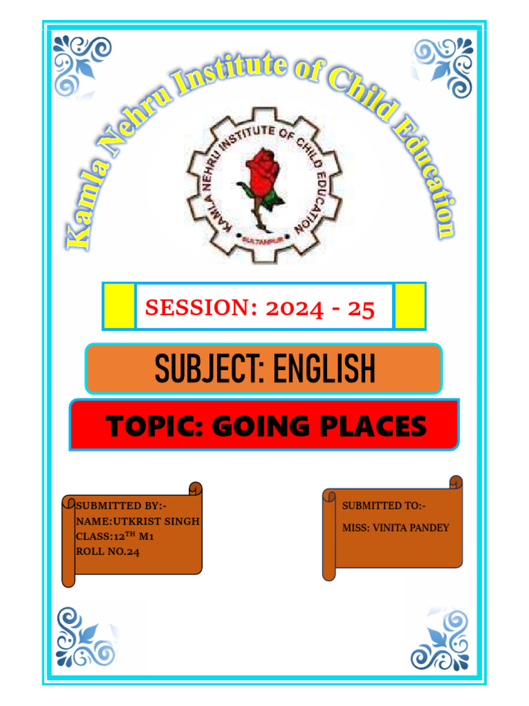 PROJECT FILE FIRST PAGE | PDF