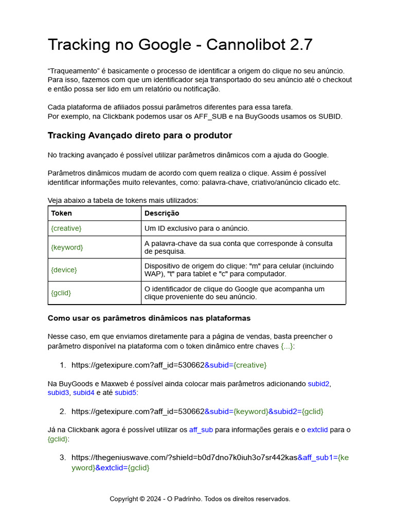 Google+Tracking+-+Cannolibot+2 7 | PDF | Publicidade | Informática