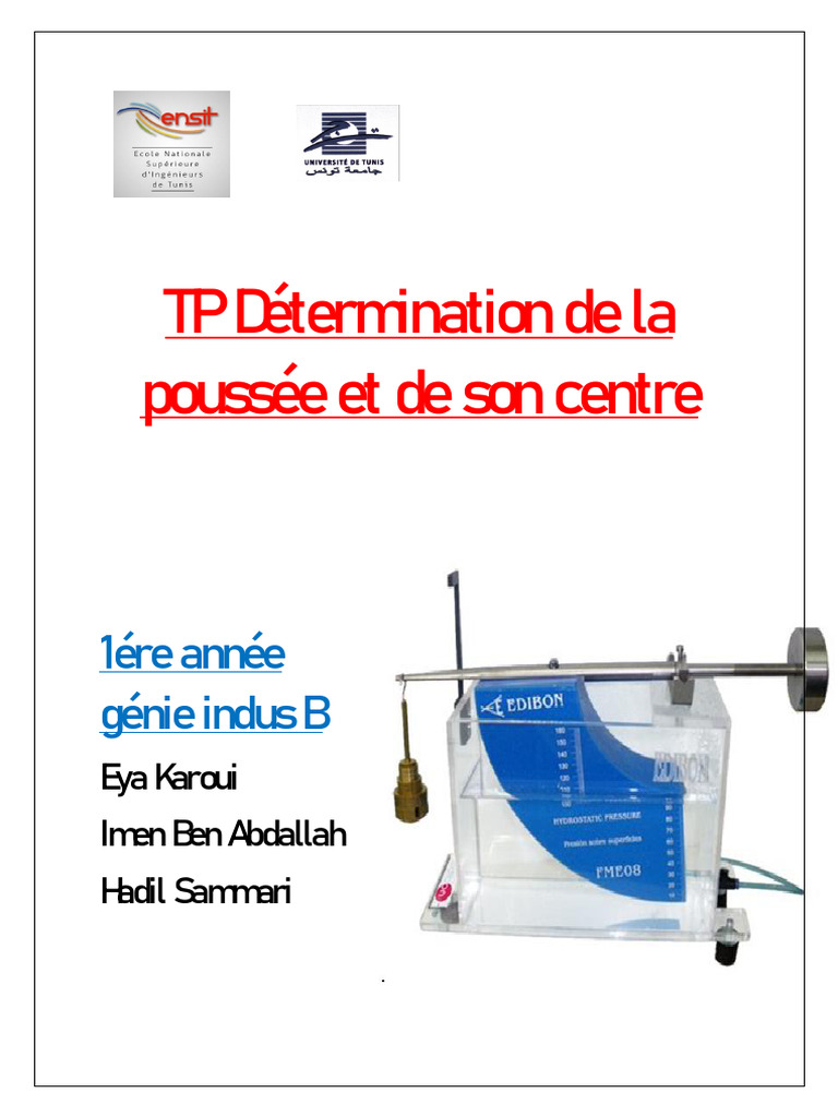 tp-pousse | PDF | Mécanique | Grandeur physique