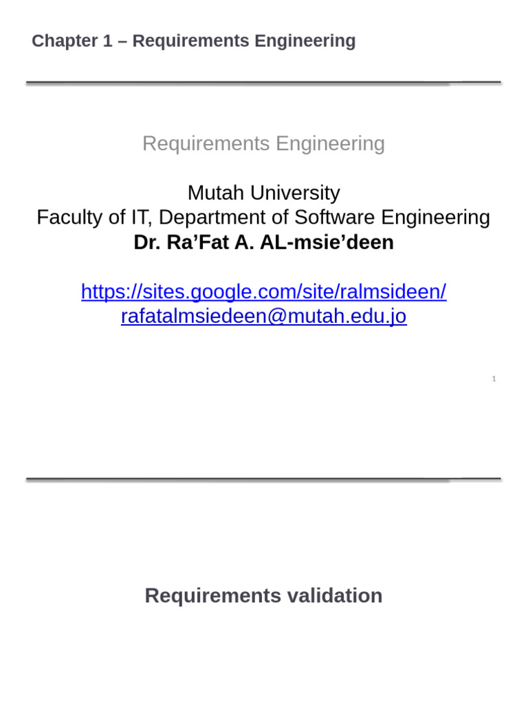 Ch1requirementsengineering p9 200318133757 | PDF | Computing | Software ...