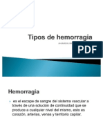 Hemorragia clasificación y tratamiento primeros auxilios