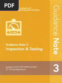 Guidance Note 3 Inspection and Testing 2022