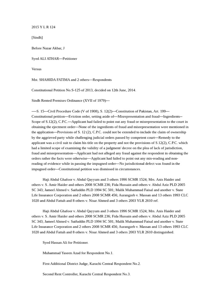2015ylr125 12 2 C P C Could Not Be Extended To Include The Claim Of