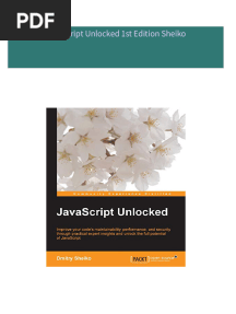 Instant Download JavaScript Unlocked 1st Edition Sheiko PDF All Chapters