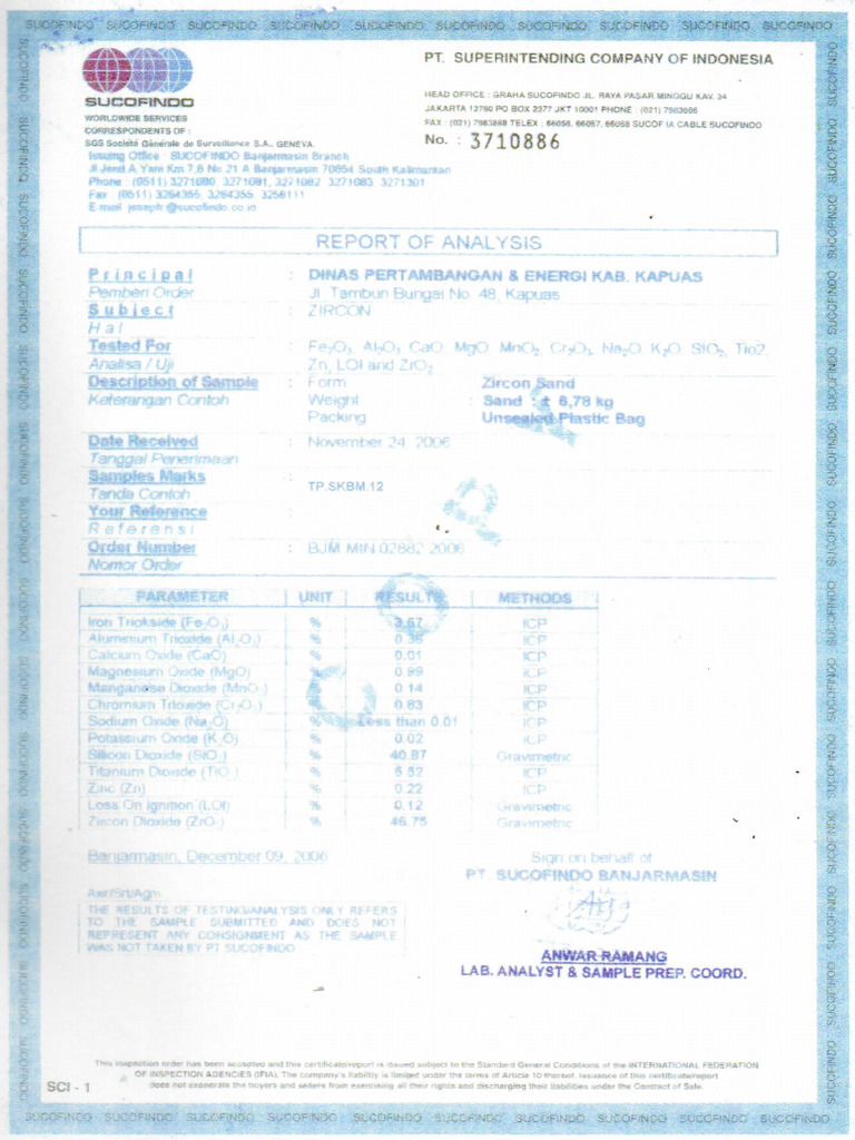 Hasil Lab PT - SKBK | PDF