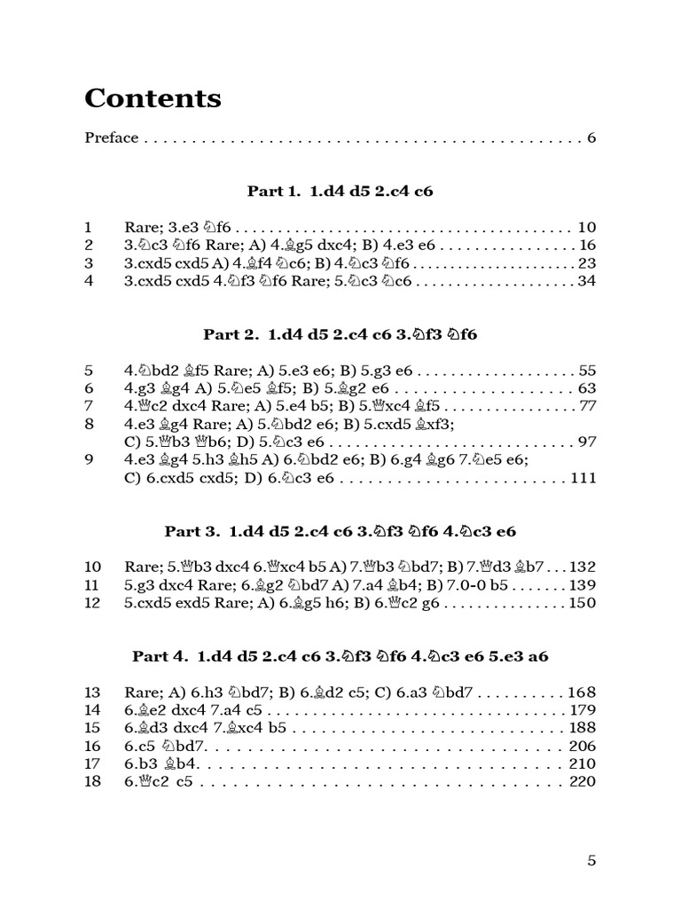 Rare 3.e3 Rare B B Rare : d4 d5 2.c4 c6 | PDF