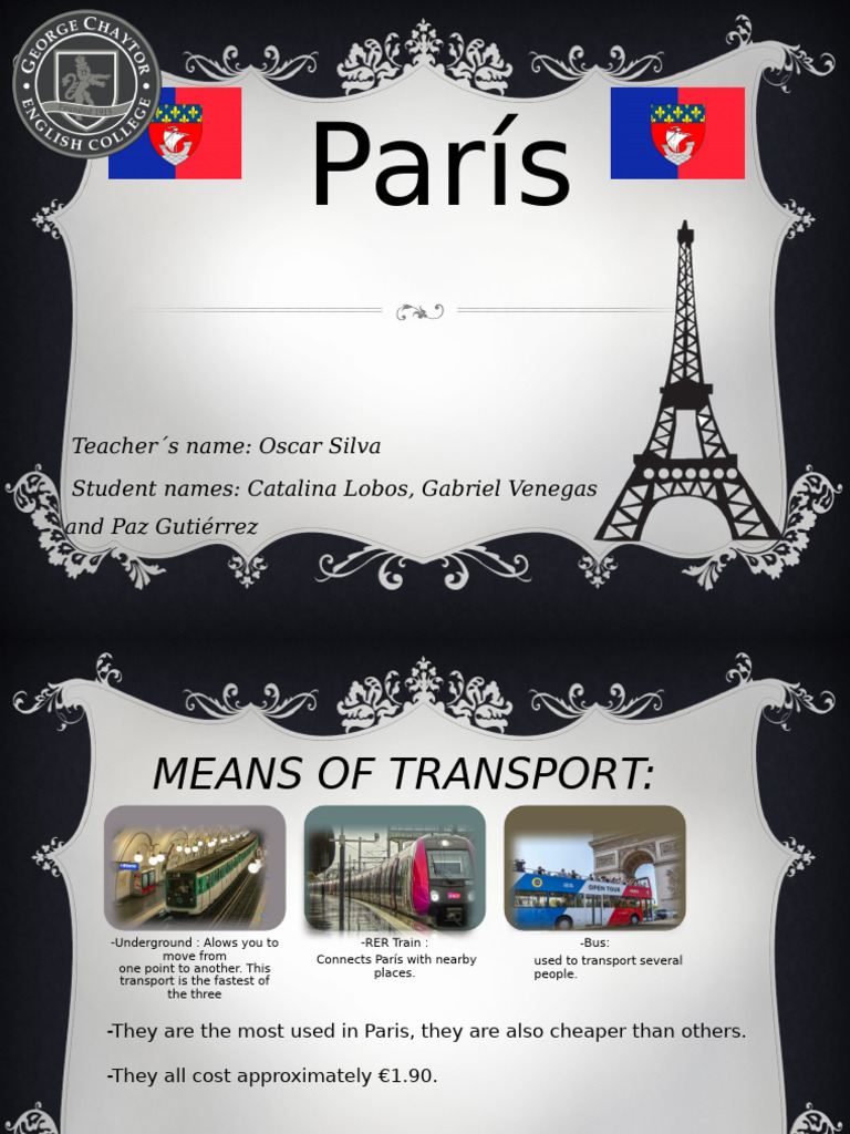 Paris: Transport, Food, and Attractions | PDF | Paris | Foods