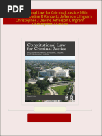 Instant Access to Constitutional Law for Criminal Justice 16th ...