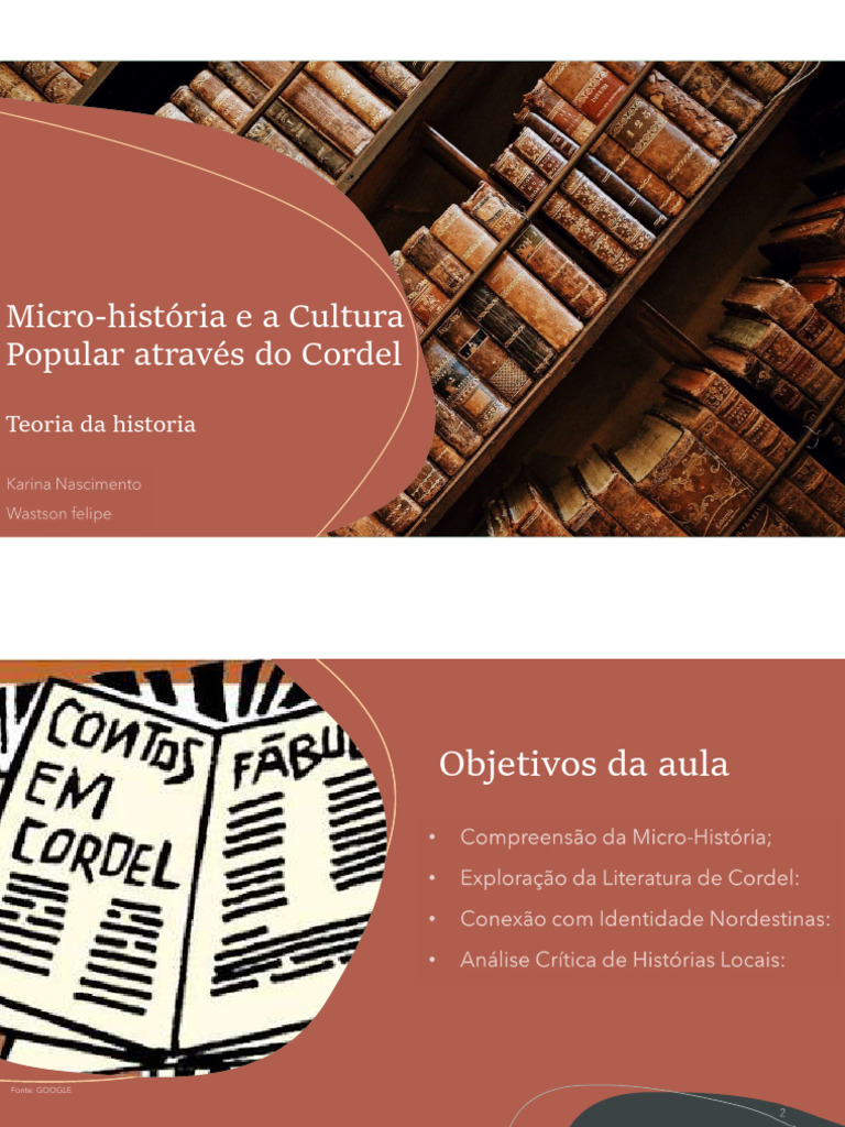 Micro-história no Cordel Popular | PDF
