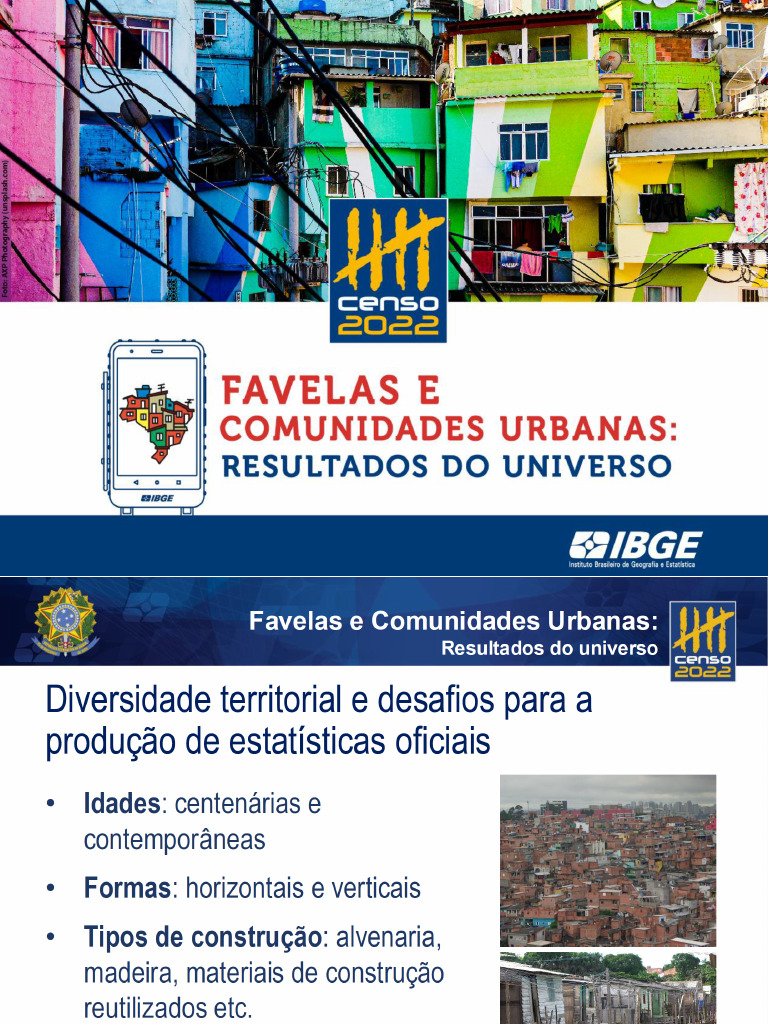 Favelas na Bahia: Dados de 2022 | PDF | Brasil