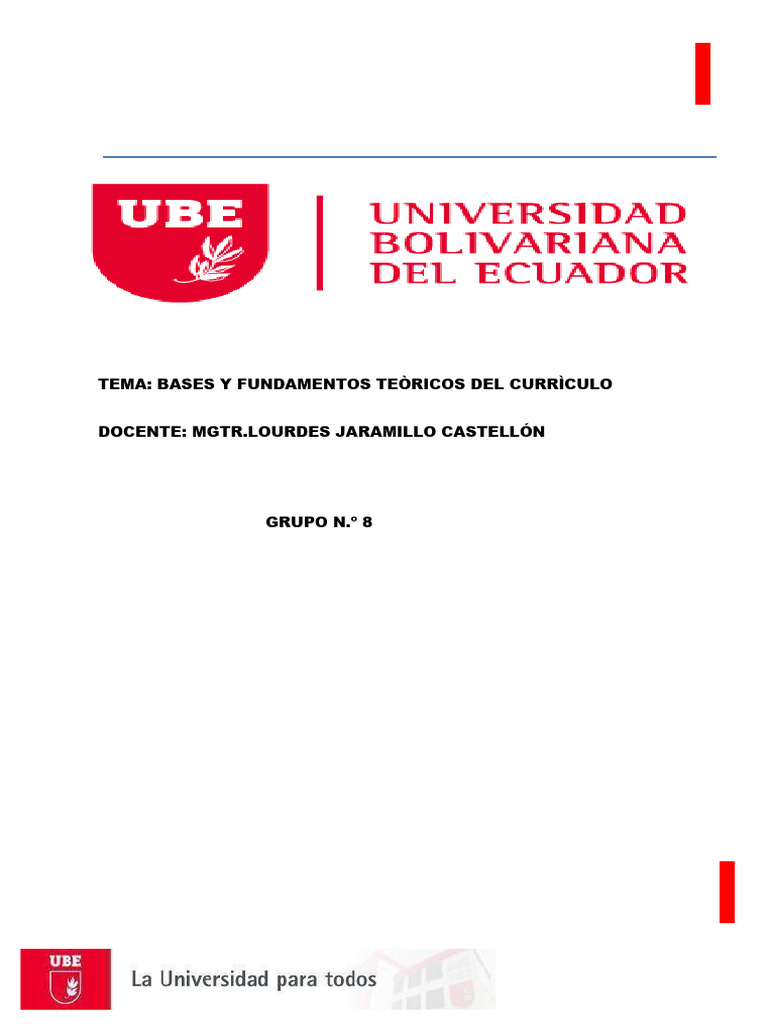 Fundamentos del Currículo Educativo | PDF | Plan de estudios | Evaluación