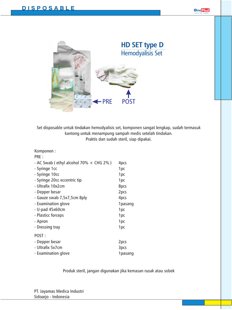 Brosur Spec Hd Set Tipe D Pdf