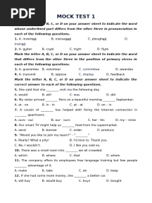 HƯỚNG DẪN THI VÀO 10 FORM Hà Nội 2025 MOCK TEST 1