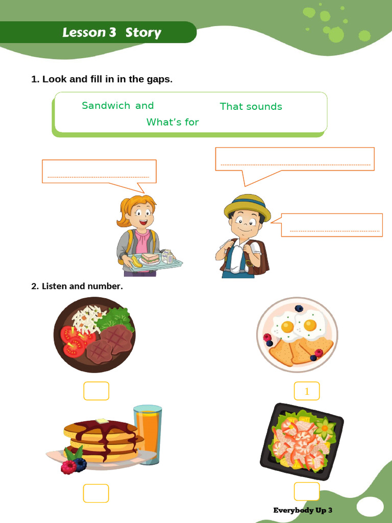 Look and fill in in the gaps | PDF