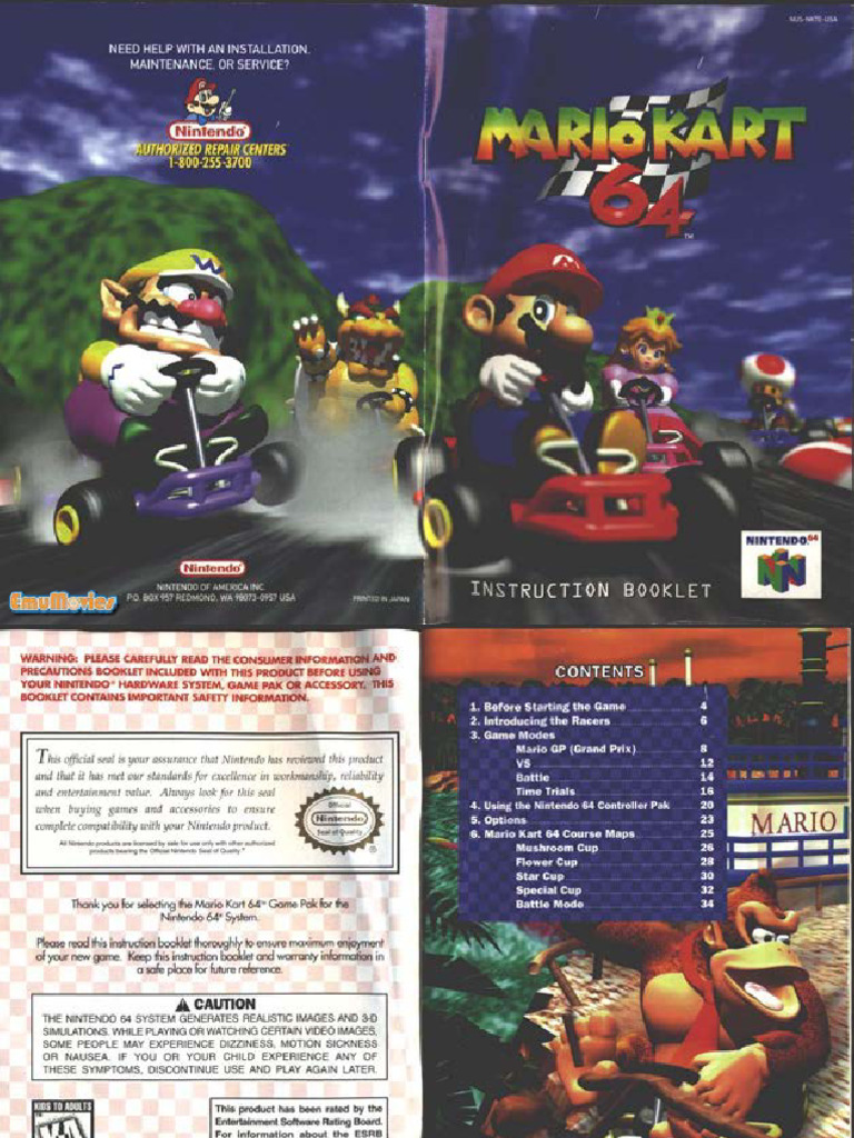 Mario Kart 64 (Europe) (Rev 1) | PDF