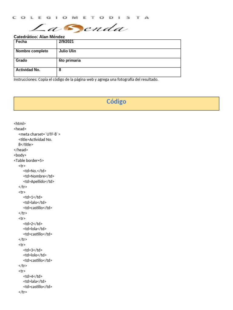 FORMATO ENVIO HTML 8 | PDF