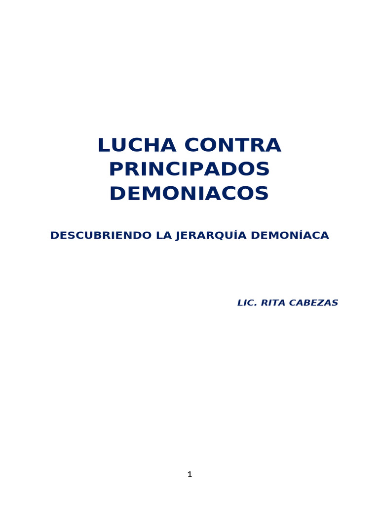 LA GLORIA DEL CAOS: PRINCIPES DEMONIO