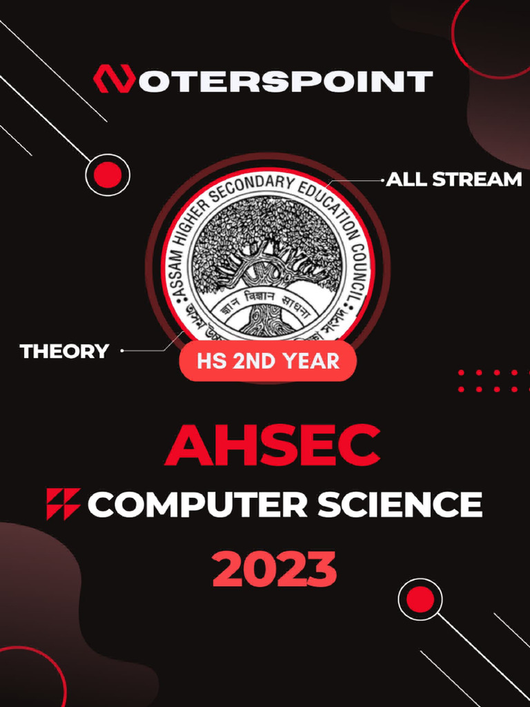 Computer Science Theory Exam 2023 | PDF | Object (Computer Science) | Data