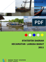 Statistik Daerah Kecamatan Langsa Barat 2011