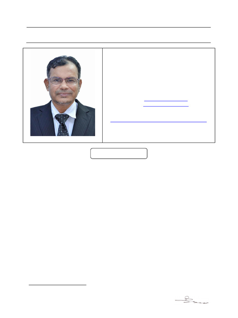 Academic Profile: Rafikul Islam | PDF | Malaysia | Science