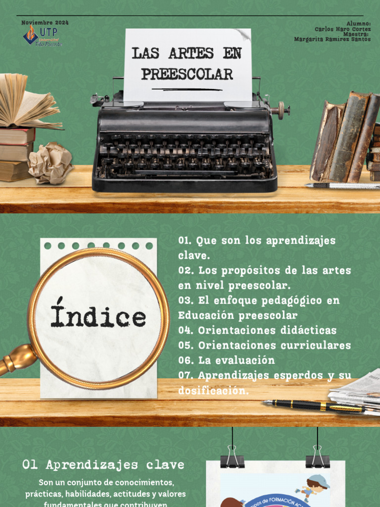 Artes en Preescolar: Aprendizajes Clave | PDF | Educación de la primera ...