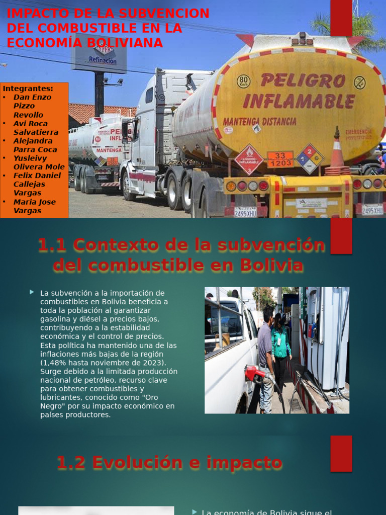 Impacto de La Subvencion Del Combustible en La | PDF | Subvención | Bolivia
