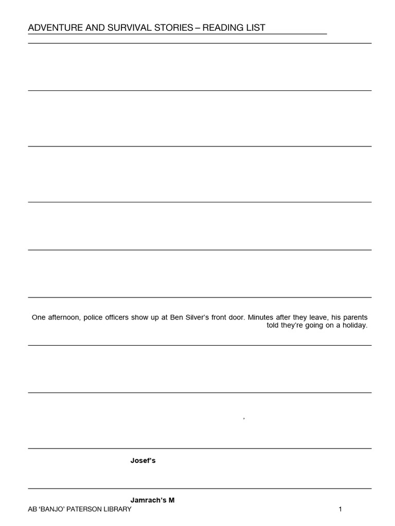 Adventure_and_survival | PDF