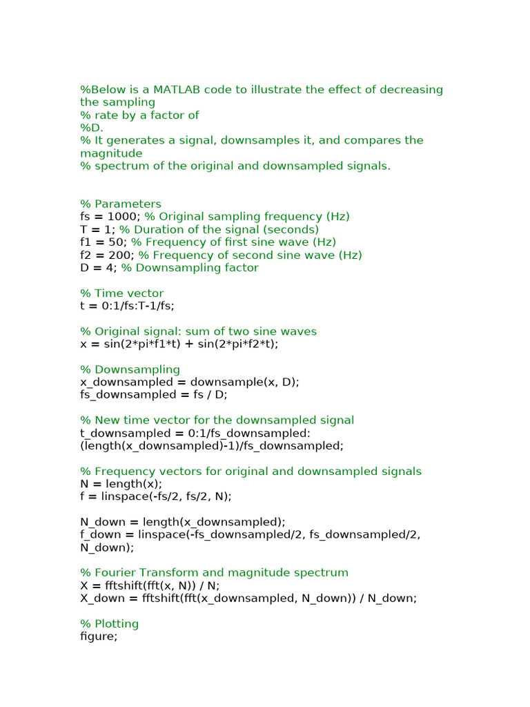 MATLAB Signal Processing Techniques | PDF | Spectral Density ...