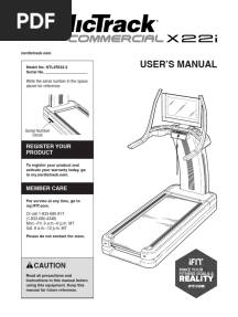 NordicTrack commercial_x22i