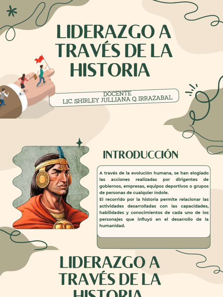 Liderazgo A Través de La Historia | PDF | Liderazgo | Psicología Social