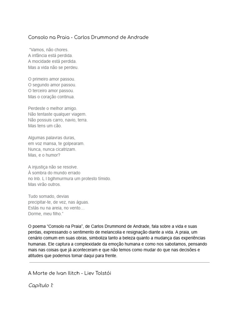 Análise do Poema 