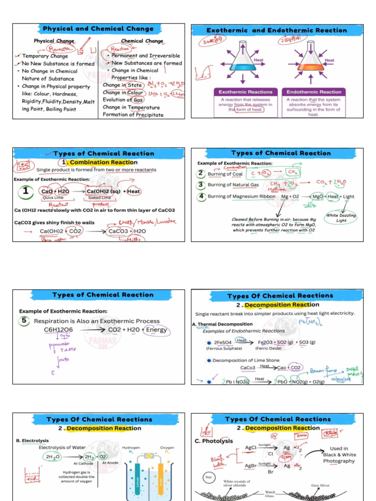 Chemical Reactions - 4 | PDF
