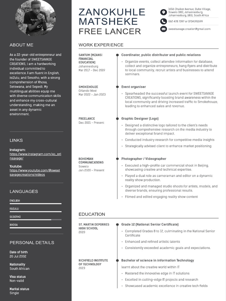 My CV | PDF