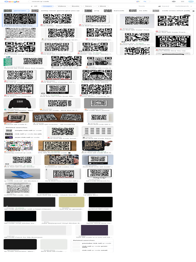 Rick Roll QR Code Generator Guide | PDF | Computer Data | World Wide Web