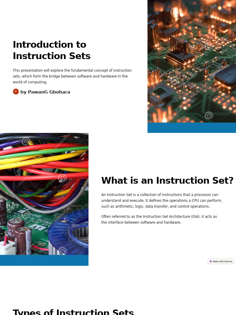 Introduction to Instruction Sets | PDF | Central Processing Unit ...