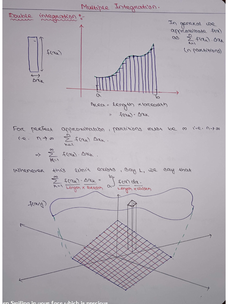 Multiple Integral Pdf