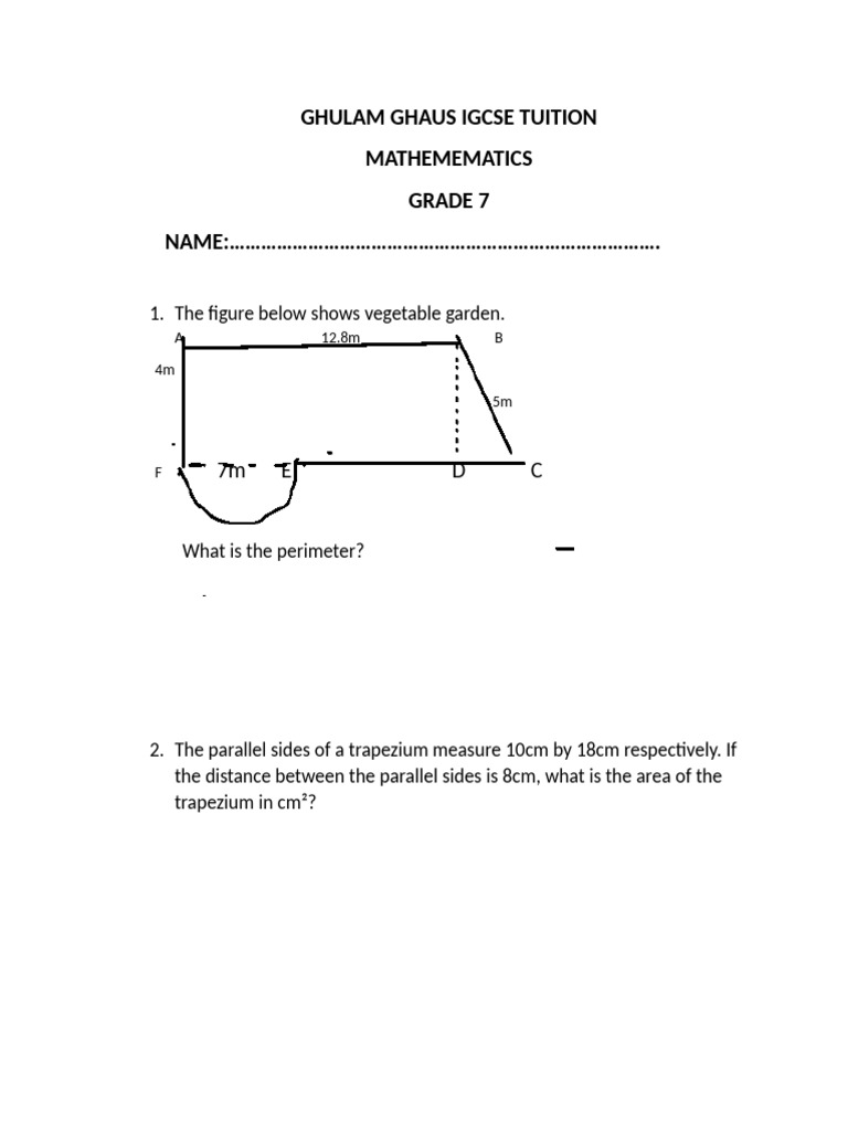 Math Tasleem | PDF