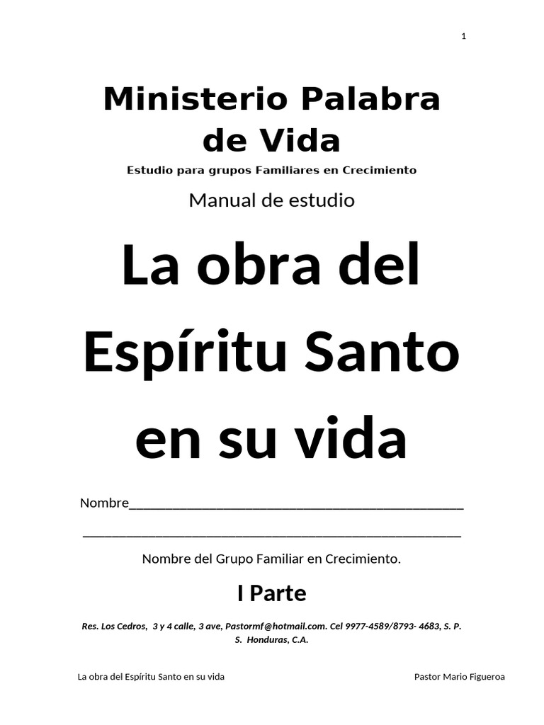 La Obra Del Espiritu Santo 19 | PDF | espíritu Santo | Cristo (título)