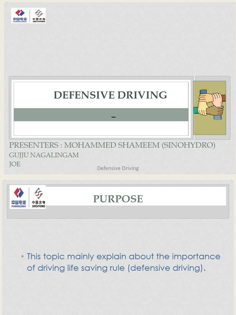 Defensive Driving Mar 30th 2022 | PDF | Driving | Road Traffic Safety