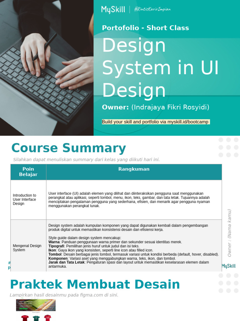 Bootcamp Mini Design System UI | PDF