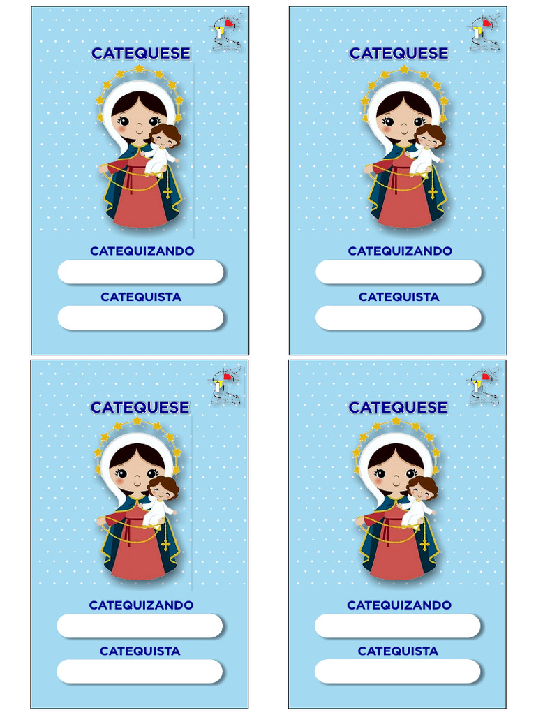 CrachÃ¡ Catequese N S ConceiÃ§Ã£o | PDF