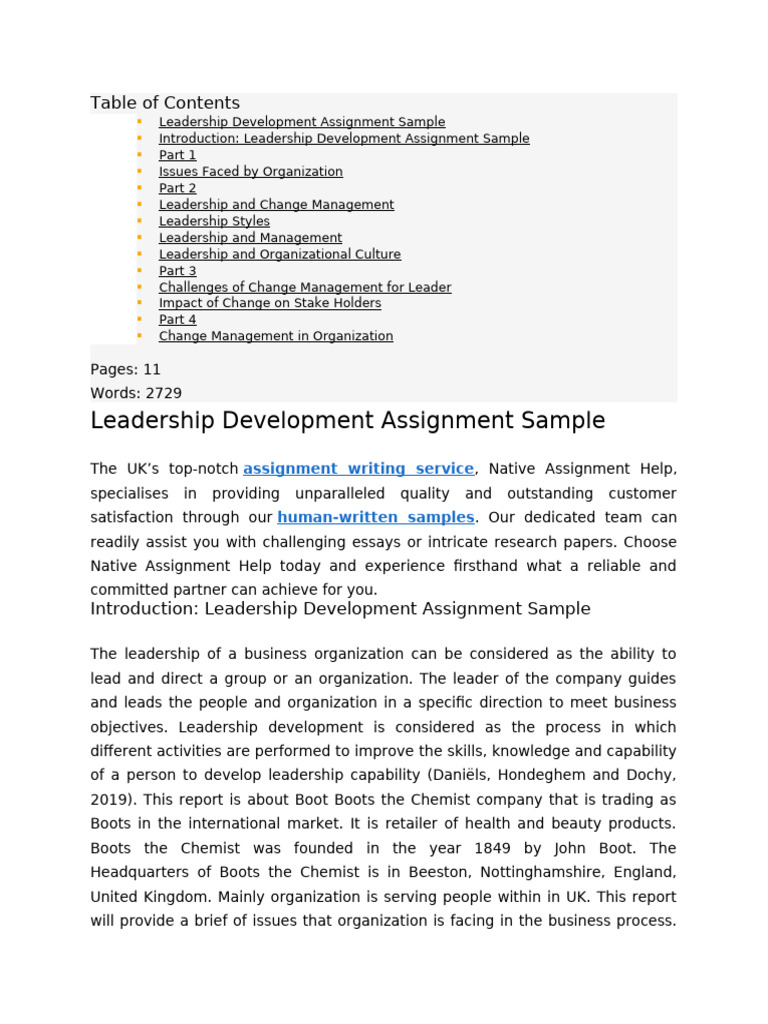 New Sample | PDF | Change Management | Leadership