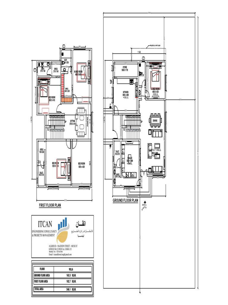 Villa Ground and First Floor Plans | PDF | Queensland Heritage Register ...