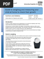 Ulna Conversion Chart To Determine Height | PDF | Science & Mathematics