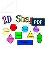 2D & 3D Shapes