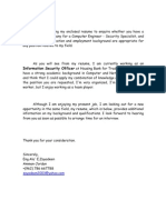 Cover Letter Ala'